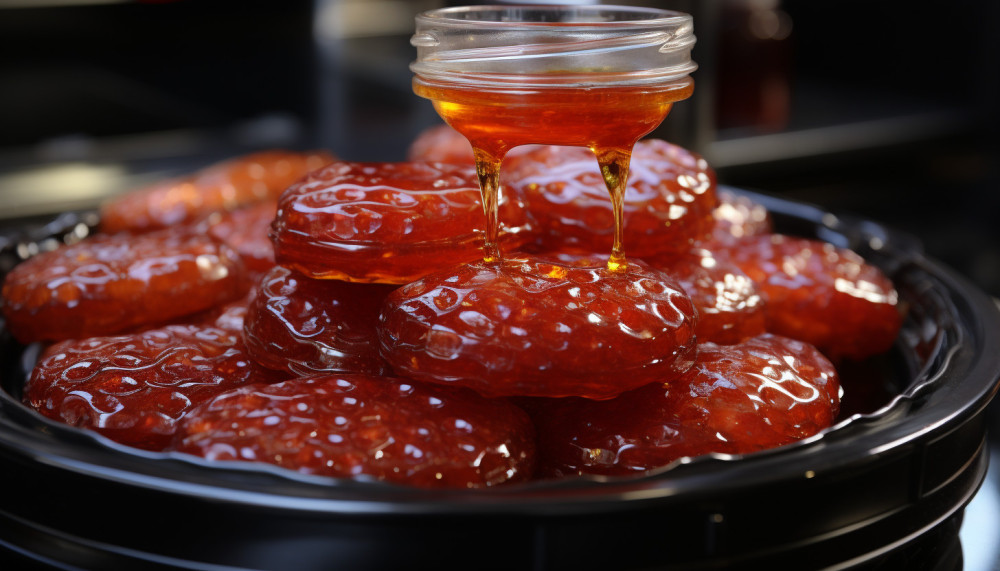 Other - What should I know about cleaning a jam tray with jam stuck to the bottom?